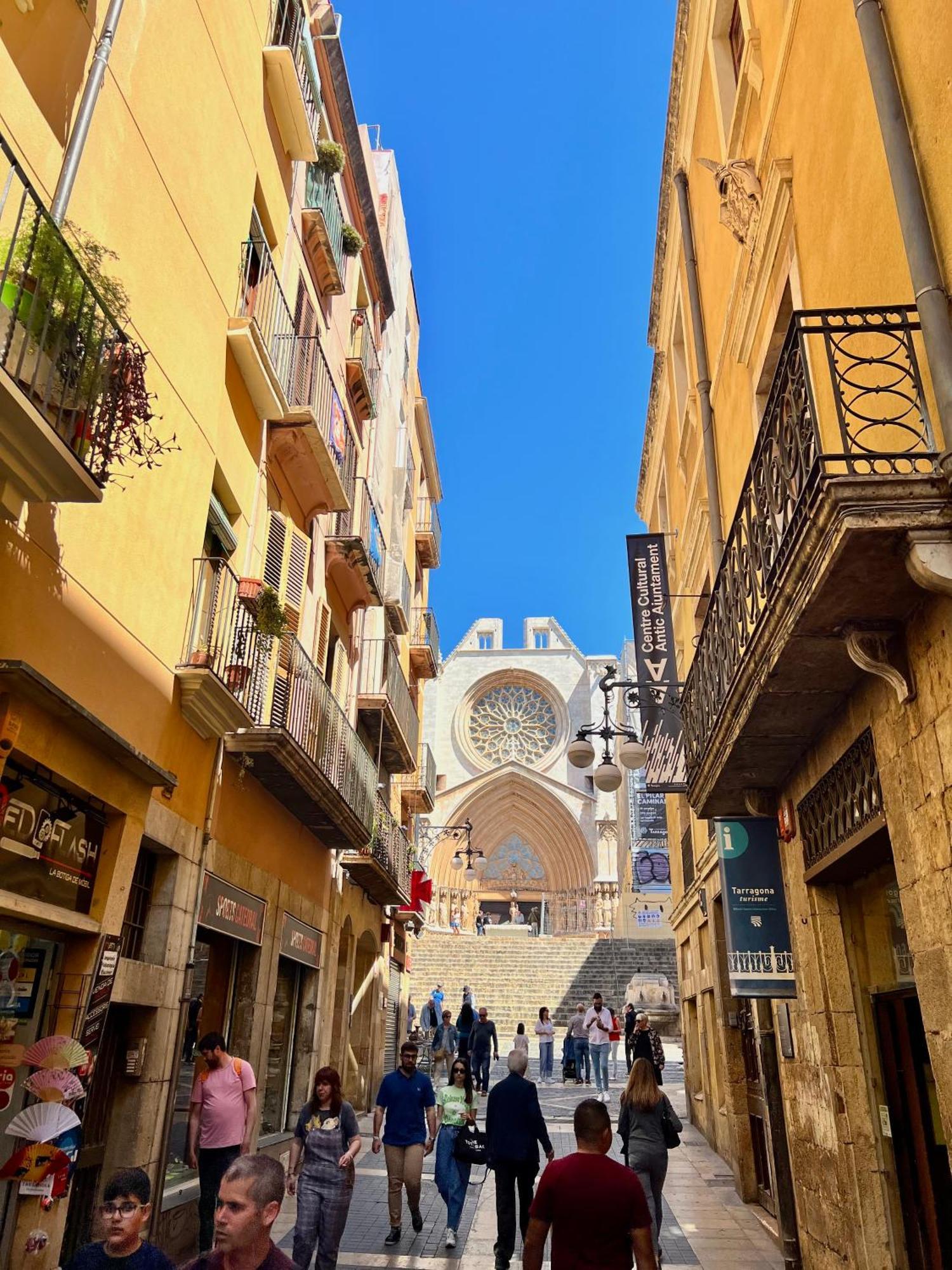 טראגונה Acogedor Apartamento Enfrente De La Catedral מראה חיצוני תמונה
